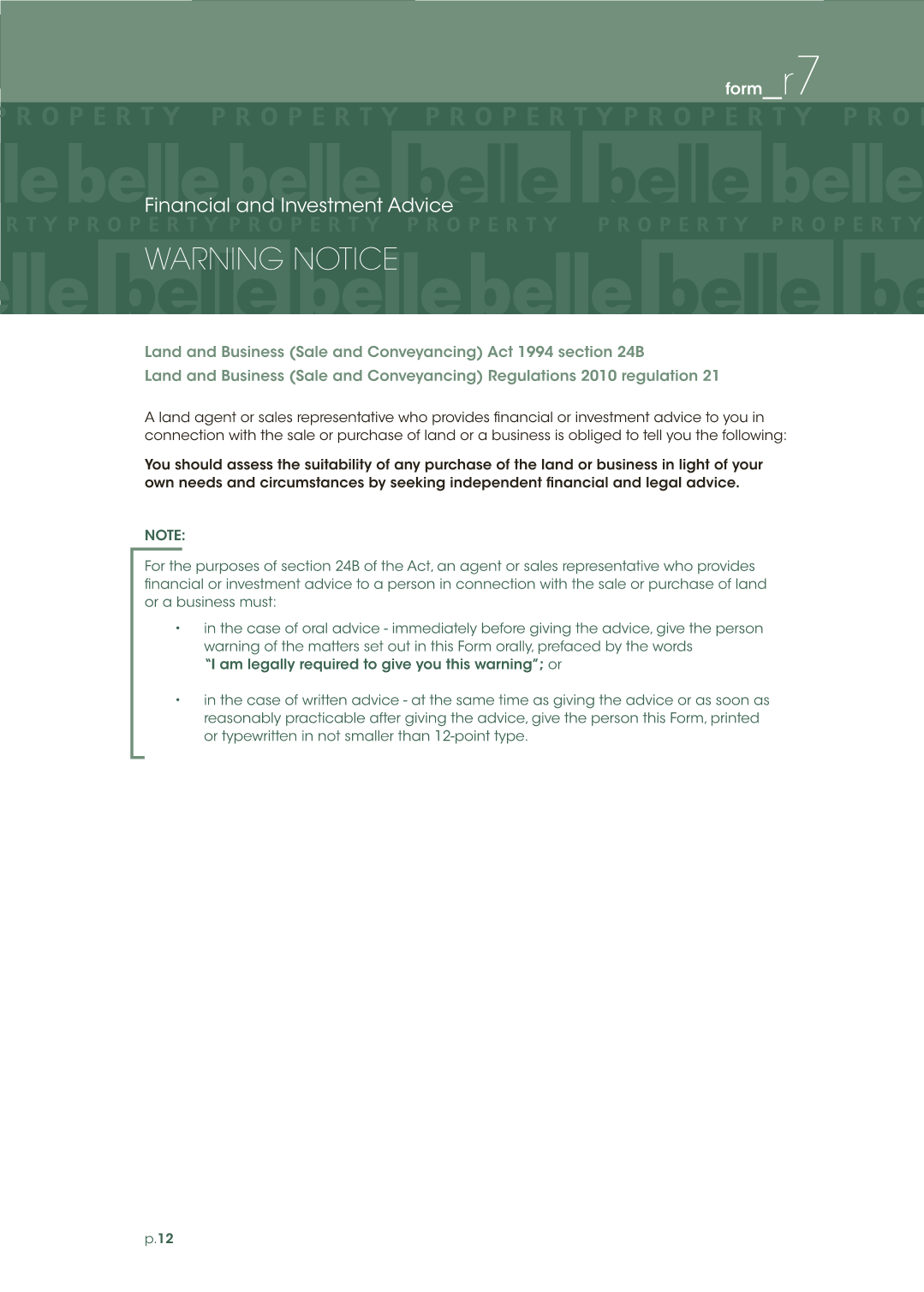 Page Background